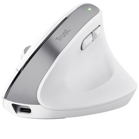 Trust Bayo+ Ratón Ergonómico Inalámbrico Bluetooth, Batería Recargable, 2400 DPI, Blanco Trust Bayo+ Ratón Ergonómico Inalámbrico Bluetooth, Batería Recargable, 2400 DPI, Blanco